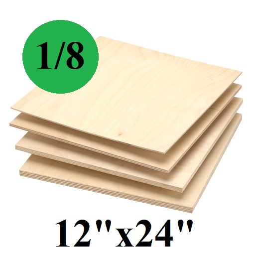 Baltic Birch 1/8" Plywood 12"x24"
