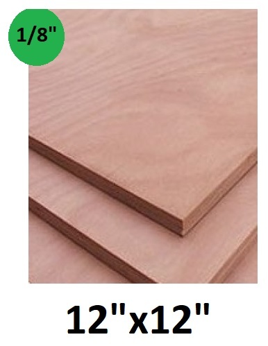 Okoume 1/8" 12"x12